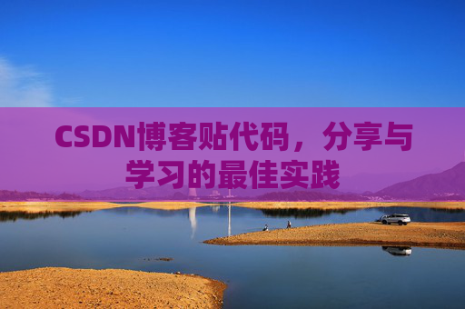 CSDN博客贴代码，分享与学习的最佳实践